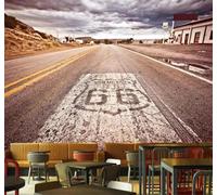 XLMING Three Dimensional Art Retro Road Architecture 3D Wallpaper Silky Texture Home Study Office Grey Dining Room Sofa Bedroom Living Room TV Backdrop-300cm×210cm