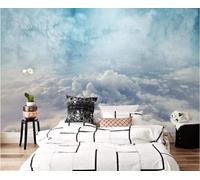 XLMING Three Dimensional Minimalist Sky White Clouds Scenery 3D Wallpaper Luxury Home Dining Decor Paste Sofa Living Room The Wall for Bedroom Mural-200cm×140cm