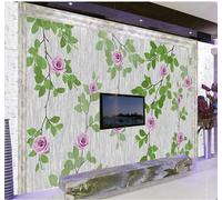 XLMING Three Dimensional Relief Plants Vines Flowers 3D Wallpaper Luxury Home Dining Decor Paste Sofa Living Room The Wall for Bedroom Mural-250cm×170cm