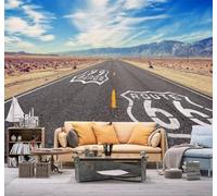 XLMING Three Dimensional Space Blue Sky Highway Landscape 3D Wallpaper Luxury Home Dining Decor Paste Sofa Living Room The Wall for Bedroom Mural-430cm×300cm