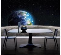 XLMING Three Dimensional Stars Earth Universe Moon 3D Wallpaper Luxury Home Dining Decor Paste Sofa Living Room The Wall for Bedroom Mural-200cm×140cm