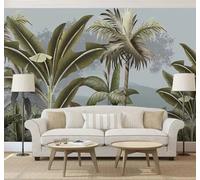 XLMING Vintage Fresh Tropical Plants Banana Leaves 3D Wallpaper Luxury Home Dining Decor Paste Sofa Living Room The Wall for Bedroom Mural-150cm×105cm
