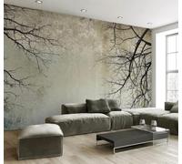 XLMING Vintage Hand Drawn Branches Sky Art 3D Wallpaper Luxury Home Dining Decor Paste Sofa Living Room The Wall for Bedroom Mural-350cm×256cm