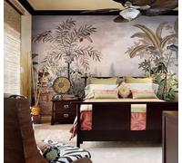 XLMING Vintage Tropical Forest Unique Art 3D Wallpaper Luxury Home Dining Decor Paste Sofa Living Room The Wall for Bedroom Mural-150cm×105cm