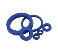 XLMURZAC Hardware Fittings 120/125 * 130/135/150 * 5/8/9/10/12/13/15/16 Blue PU Shaft Piston Rod U/Y O Ring Grooved Gasket Hydraulic Oil Seal Mechanical Seal(1Pc UN120x140x16)