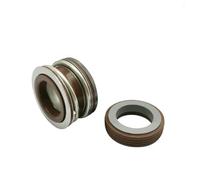 XLMURZAC Hardware Fittings CE-CA-NBR Or SiC-CA-FKM XJ-13/16/19/25mm Diameter Mechanical Shaft Seal Single Spring for Water Pump Mechanical Seal(13mm CE-CA-NBR)