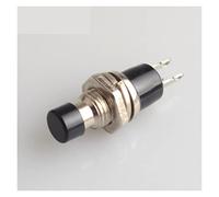 XLMURZAC microswitch 6pcs NC/NO Normally Open Normally Closed Momentary Self-resetting Push Button Switch Without Lock Reset Switch (Nero,NC (normally closed))