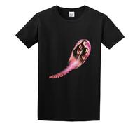 Xlongren New Deep Purple Fireball Logo Mens Black T-Shirt Size S to 3XL Black XL