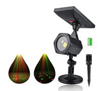 XLQF LED Solar Energy Lights, Christmas Projector Light, Festival Rotating Spotlight, Christmas Festival Outdoor Landscape Decorative Lighting