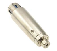 kenable XLR 3 Pin Female to RCA Phono Mono Socket Bi Directional Adapter