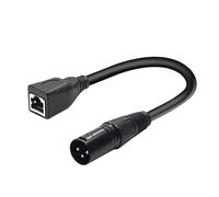 XLR 3 Pin to RJ45 Adapter Cable for Moving Heads lights Dmx Console Stage