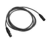 XLR Cable 10ft HiFi Stereo Audio Connection Microphone Cable for Electric Guitar, Bass with Metal Buckle, Interference, Made of Excellent Materials, XLR Cable, Secure & Sturdy
