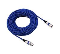 XLR Cable, 3Pin XLR Male to Female Adapter Mic Microphone Balanced Cable Mic Patch Cable XLR Jack Extender Cord XLR Audio Cable for Microphone Mixer Preamp(20M)