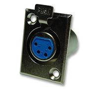 XLR CHASSIS SOCKET - 4 PIN; Connector Mounting:Chassis Mount; Gender:Socket; No. of Contacts:4Contacts; External Depth:4 762.969; Qty X 1
