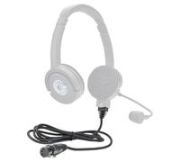 XLR Connector Headset Cable for Clear-Com CC-110-X4(5ft), Interchangeable Microphone Headphone Wire for Clear-Com CC-110 CC-300-X4 CC-220-X4 CC-400-X4 Headsets, 4 Pin XLR Female Adapter Cord(1 Pack)