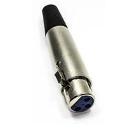 kenable XLR Female Socket Holes Connector Plug Solder Yourself