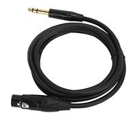 XLR Female to 1/4in Balanced Microphone Cable for Studio or Live Performances, High-Fidelity Sound Quality, Oxygen-Free Copper, 1 Pack (JD6003-3 meters)