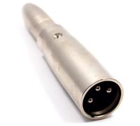 kenable XLR Male Pins to 6.35mm Stereo Socket Adapter Converter