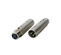 XLR Male to Female Phase Reverse/Reversal Adapter - DJ DMX Plug to Socket - Loops