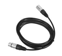 Xlr Mic Cable Male to Female Balanced Microphone Wire Black