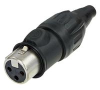XLR Socket, 3-Pole, IP65 - NEUTRIK