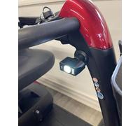 XLR USB Phone Charger with Light for Pride GoGo Colt Mobility Scooter, Black, Integrated LED Illumination, Universal Compatibility