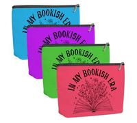 XLRSDF cosmetic bag 025, BookishEra1, 9.8 x 7 inches