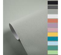 XLSBZ 0.4x10M Peel and Stick Wallpaper Self Adhesive Wallpaper Waterproof Wall Sticker Vinyl Wrap Film for Wall Furniture,Removable Wallpaper Decorative Living Room Bedroom Kitchen Wall (Nordic Grey)