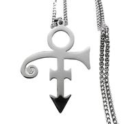 XLTEAM Casual Necklace Pendant RIP Memorial Symbol Love Logo Steampunk Necklace Women The Minimalism Artist Love Symbol Prince Necklace Jewelry Party JewelleryBirthday Gift