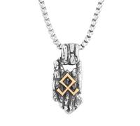 XLTEAM Casual Necklace Pendant Vintage Unique Viking Othala Amulet Necklace Norse Rune Pendant for Men Women Fashion Jewlery Gift Party JewelleryBirthday Gift
