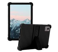 XLTTONG Case for DOOGEE T40 Pro/T20 Ultra/Blackview Tab 18 12 Inch, Anti-Drop Silicone Cover with PC Holder (Black)