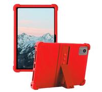 XLTTONG Case for DOOGEE T40 Pro/T20 Ultra/Blackview Tab 18 12 Inch, Anti-Drop Silicone Cover with PC Holder (Red)