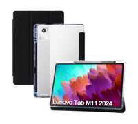 XLTTONG Case For Lenovo M11 11 Inch 2024 Release,Lightweight Smart Cover,with Pen Holder,Tri-fold Stand,Support Auto Wake/Sleep (Black)