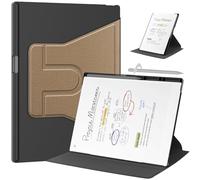 XLTTONG Case for reMarkable Paper Pro 11.8''- 360° Rotation Lightweight and Hard Back Shell Protective Book Folio Cover with Built-in Pen Holder Auto Sleep/Wake - for 11.8" 2024 Released (Apricot)