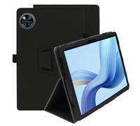XLTTONG for DOOGEE U11 Case 11 Inch,Full Coverage PU Leather Cover Case Folding Stand with Hand Strap Cover for DOOGEE U11 Pro (Black)