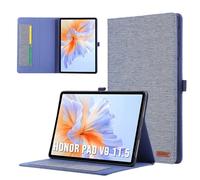 XLTTONG for Honor Pad V9 11.5 inch Case,TPU Bumper Folio Stand Card Holder Protective Cover Case Tablet (Blue)