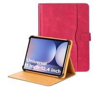 XLTTONG Universal 11",11.5",12",12.3",12.4" Tablet Case,Compatible with for Doogee U11/ for TECLAST P50/ for Blackview Case Cover for iPad, for Samsung,for Lenovo Other 11-12.4 inch Tablet (Red)