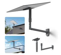 XLTTYWL Starlink Gen 3 Mount, 360° Adjustable V3 Starlink Wall Mount, Star Link Gen3 Pole Mounting Kit with Starlinks Gen 3 Pipe Adapter for Gen3/Gen 2/Mini Starlink Internet Kit Satellite
