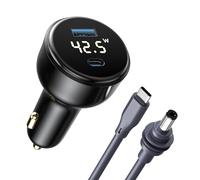 XLTTYWL Starlink Mini 12V Cable - Star Link Mini In-Car Cigarette Lighter Adapter & DC Power Cable 12V-24V with Digital Display Charging Cord with USB Type-C Port 3M/10FT