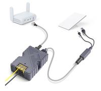 XLTTYWL Starlink Mini 12V Power Supply, 150W GigE Passive & ESD Protection 12v Mimi Starlinks Poe with Mi ni Starlink DC&RJ45 Adapter Splitter for Star link Mini Dishy