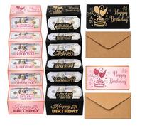 XLTXWD 2PCS Money Envelopes, Money Gift Ideas, Creative Birthday Cash Presentation