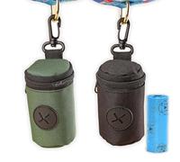 XLTXWD 2PCS Poo Bag Dispenser, Poo Bag Holder, Dog Poop Holder Mini Storage Comfortable and Durable Apply for Pet Travel Dog Walking Park