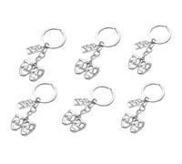 XLTXWD 6Pcs Theatre Gifts, Musical Theatre Gifts, Theatre Keychain Set, Drama Mask Keyring Comedy and Tragedy Masks Keychain Drama for Actor Actress Musical Lovers Performer Art Graduate Gifts
