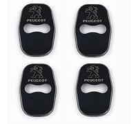XLUCBS 4 pcs Car Door Lock Cover, for Peugeot 3008 508 308 408 2008 4008 5008 301 308S 508L 207CC 308CC Stainless Steel Protective Covers Decoration Accessories