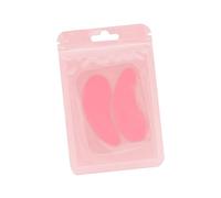 XLWLLNJ 2 Pieces Eyelash Extension Eye Pad Silicone under Eye Pads Lash Extension Patches Skin Friendly Portable Suitable for Home, Pink