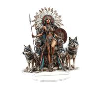 XLWLLNJ Acrylic Native American Desk Decor Gift for