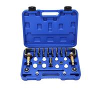 XLWLLNJ Automobile Air Conditioning Leak and Sealer Kit with Molded Blue Organizer Case for Testing and Temporarily Fixing Line Issues for Mechanics and DIY Car Maintenance Work