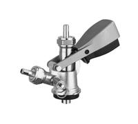 XLWLLNJ Beer Dispenser Valve Keg Coupler Tap Adapter Connector with Front Loop Pull and Strong Lever Action Supports high Pressure Dispensing with Minimal, Style to 5