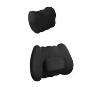 XLWLLNJ Car Massage Cushion Vibrating Seat Pad Neck Pillow Lumbar Support Ergonomic Design Memory Foam Vibration Massage Universal Fit Suitable for Long Drives Office Chairs Home Relaxation