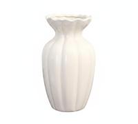 XLWLLNJ Ceramic Vase Flower Vase Modern Vase Decorative Vase With Glazed Ceramic Build And Calm Neutral Presence Suitable for modern homes loft shelving, Cream Yellow, Large